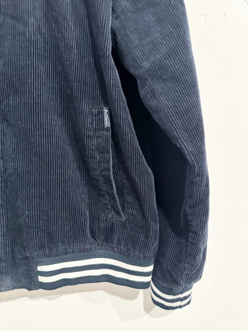 Ben Sherman Navy Corduroy Jacket Size Large - Picture 4 of 8